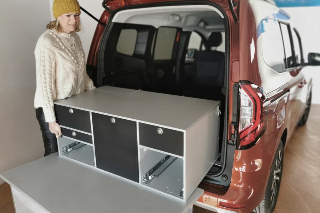 Mobile camping modules